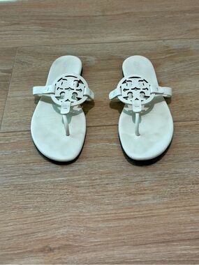 Tory Burch Women’s White Miller Patent Sandal